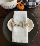 Thanksgiving Place Settings-Thankful